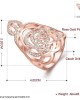R749 - B New Fashion Jewelry Rose Gold Plated Ring