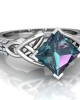 Exquisite Jewelry Princess Mystic Rainbow Ring